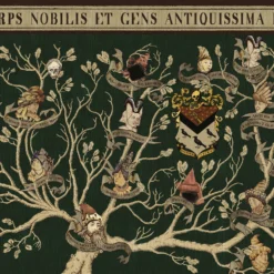 Poster Tapisserie Famille Black - MinaLima -Les 4 Maisons Boutique affiche tapisserie blalck harry potter minalima