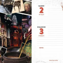 Agenda Harry Potter 2023-2024 -Les 4 Maisons Boutique agenda harry potter 2023 2024 03