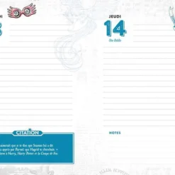 Agenda Harry Potter 2023-2024 -Les 4 Maisons Boutique agenda harry potter 2023 2024 04