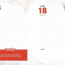 Agenda Harry Potter 2023-2024 -Les 4 Maisons Boutique agenda harry potter 2023 2024 05