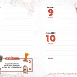 Agenda Harry Potter 2023-2024 -Les 4 Maisons Boutique agenda harry potter 2023 2024 06