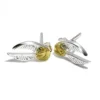 Clous D'oreilles Vif D'Or En Argent - Harry Potter