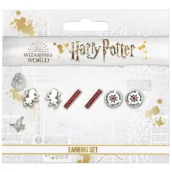Set De 3 Boucles D'oreilles Gryffondor - Harry Potter -Les 4 Maisons Boutique boucles doreilles gryffondor harry potter the carat shop1 1