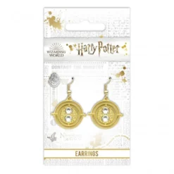 Boucles D'oreilles Retourneur De Temps Pendantes - Harry Potter -Les 4 Maisons Boutique boucles doreilles retourneur de temps pendante harry potter2