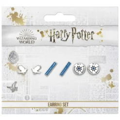 Set De 3 Boucles D'oreilles Serdaigle - Harry Potter -Les 4 Maisons Boutique boucles doreilles serdaigle harry potter the carat shop1