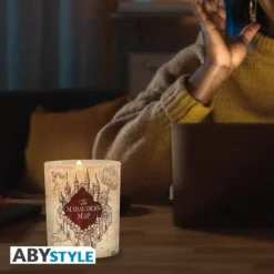 Bougie Carte Du Maraudeur - Harry Potter -Les 4 Maisons Boutique bougie harry potter carte du maraudeur 04