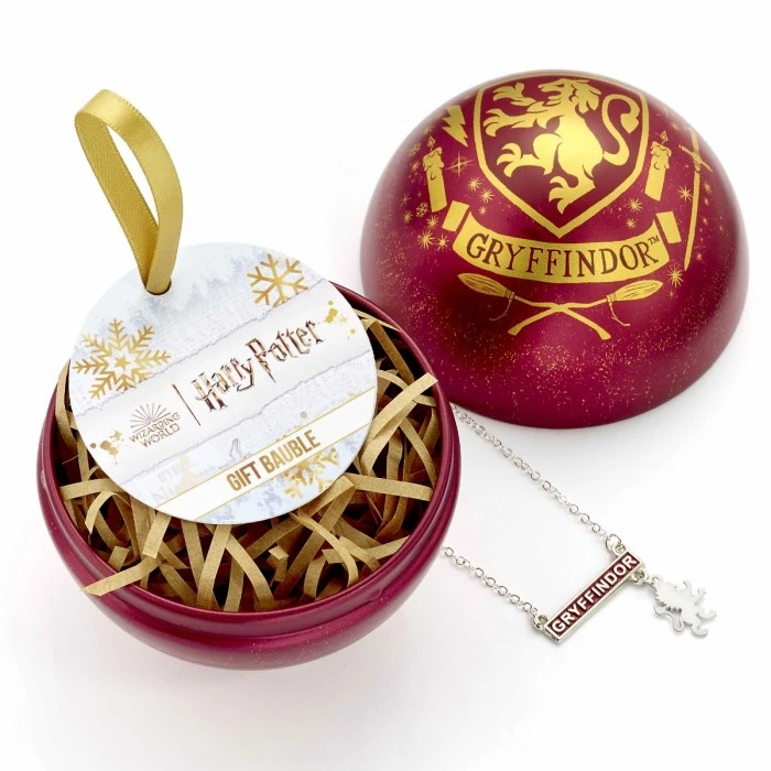 Boule De Noël Et Collier Gryffondor - Harry Potter 3 Boule De Noël Et Collier Gryffondor - Harry Potter