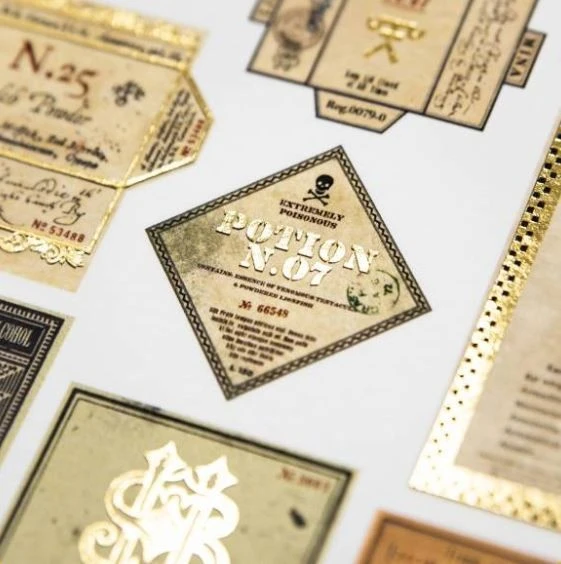 Carte De Voeux - Étiquettes Potions Slughorn 4 Carte De Voeux - Étiquettes Potions Slughorn – Image 2