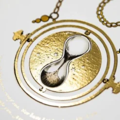 Carte De Voeux - Le Retourneur De Temps -Les 4 Maisons Boutique carte anniversaire harry potter minalima retourneur de temps