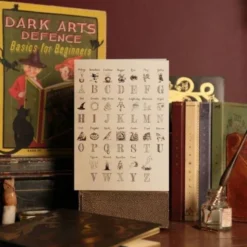 Carte De Voeux - L'Alphabet De Harry -Les 4 Maisons Boutique carte de voeux alphabet de harry