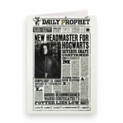 Carte De Vœux Lenticulaire Severus Rogue - New Headmaster For Hogwarts