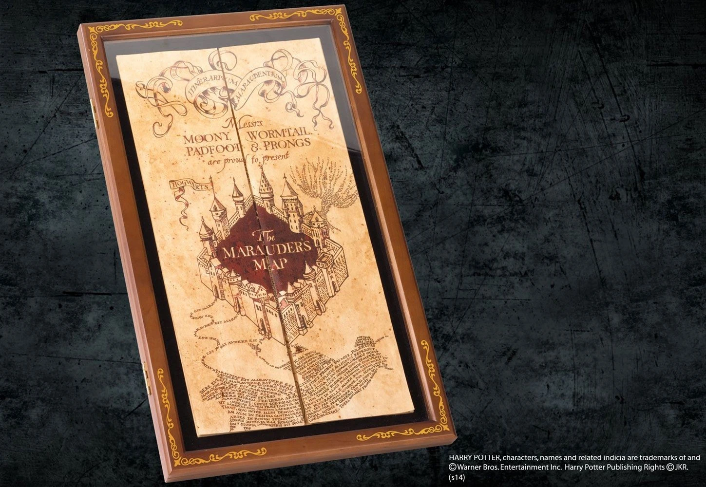 Coffret Vitrine Carte Du Maraudeur - Noble Collection - Harry Potter 4 Coffret Vitrine Carte Du Maraudeur - Noble Collection - Harry Potter – Image 2