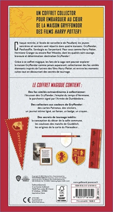 Destination Gryffondor - Coffret Magique Du Monde Des Sorciers 5 Destination Gryffondor - Coffret Magique Du Monde Des Sorciers – Image 3