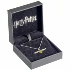 Collier Vif D'or Avec Cristaux - Harry Potter 9 Collier Vif D'or Avec Cristaux - Harry Potter -Les 4 Maisons Boutique collier vif dor cristaux argent harry potter1