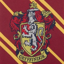 Cinereplicas Cravate Gryffondor (adulte) Logo Tissé - Harry Potter -Les 4 Maisons Boutique crav adult