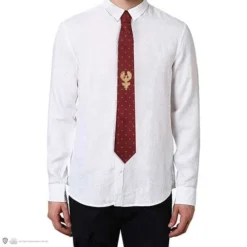 Cinereplicas Cravate De Dumbledore Pour Thésée Dragonneau - Les Animaux Fantastiques -Les 4 Maisons Boutique cravate phenix dumbledore thesee animaux fantastiques