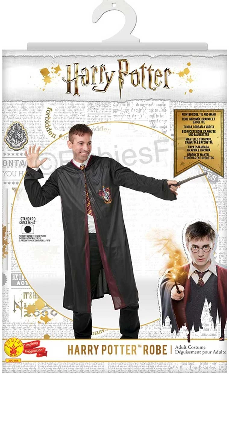 Déguisement Adulte Harry Potter + Baguette + Cravate 4 Déguisement Adulte Harry Potter + Baguette + Cravate – Image 2