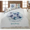 Parure De Lit Harry Potter Poudlard POLYESTER - 1 Ou 2 Personnes -Les 4 Maisons Boutique draps de lit housse de couette harry potter poudlard