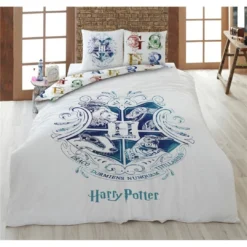 Parure De Lit Harry Potter Poudlard POLYESTER - 1 Ou 2 Personnes