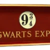 Plaque Poudlard Express 9 3/4 - Noble Collection - Harry Potter -Les 4 Maisons Boutique enseigne plaque murale poudlard express voie 9 3 4 harry potter noble collection