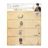 Étiquettes Scolaires Parchemin Motifs Harry Potter -Les 4 Maisons Boutique etiquette adhesive cahier ecole harry potter