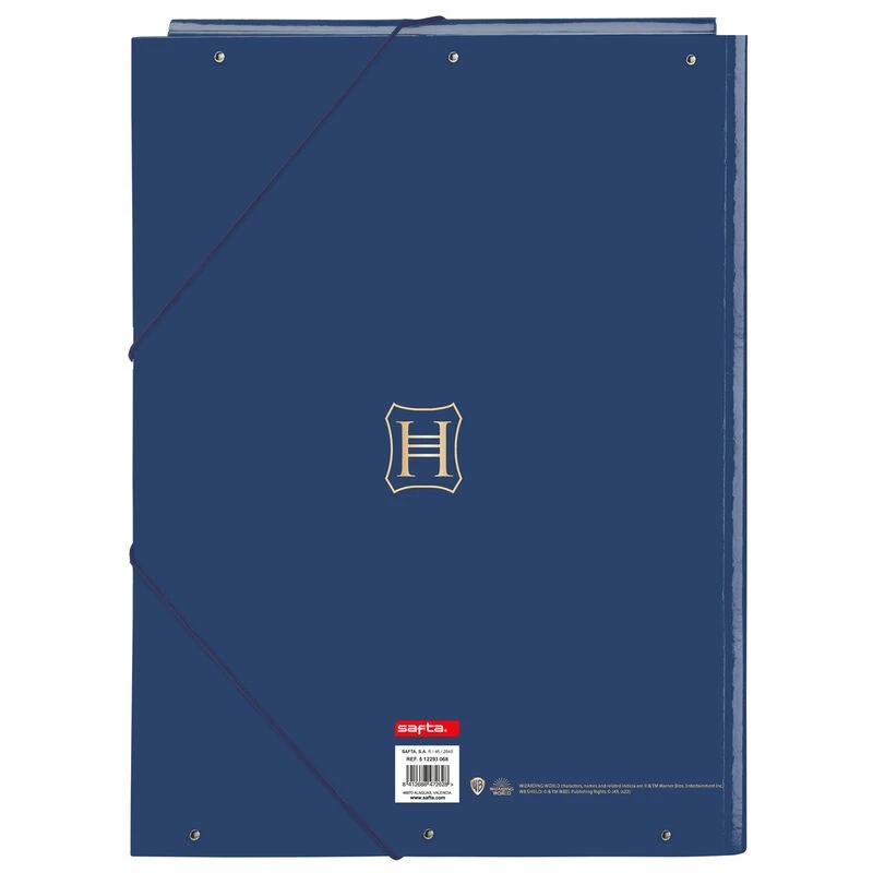 Farde à Rabats & élastique Les 4 Maisons Poudlard - Harry Potter 4 Farde à Rabats & élastique Les 4 Maisons Poudlard - Harry Potter – Image 2