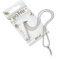 Collier Plume Harry Potter Plaqué Argent -Les 4 Maisons Boutique feather necklace