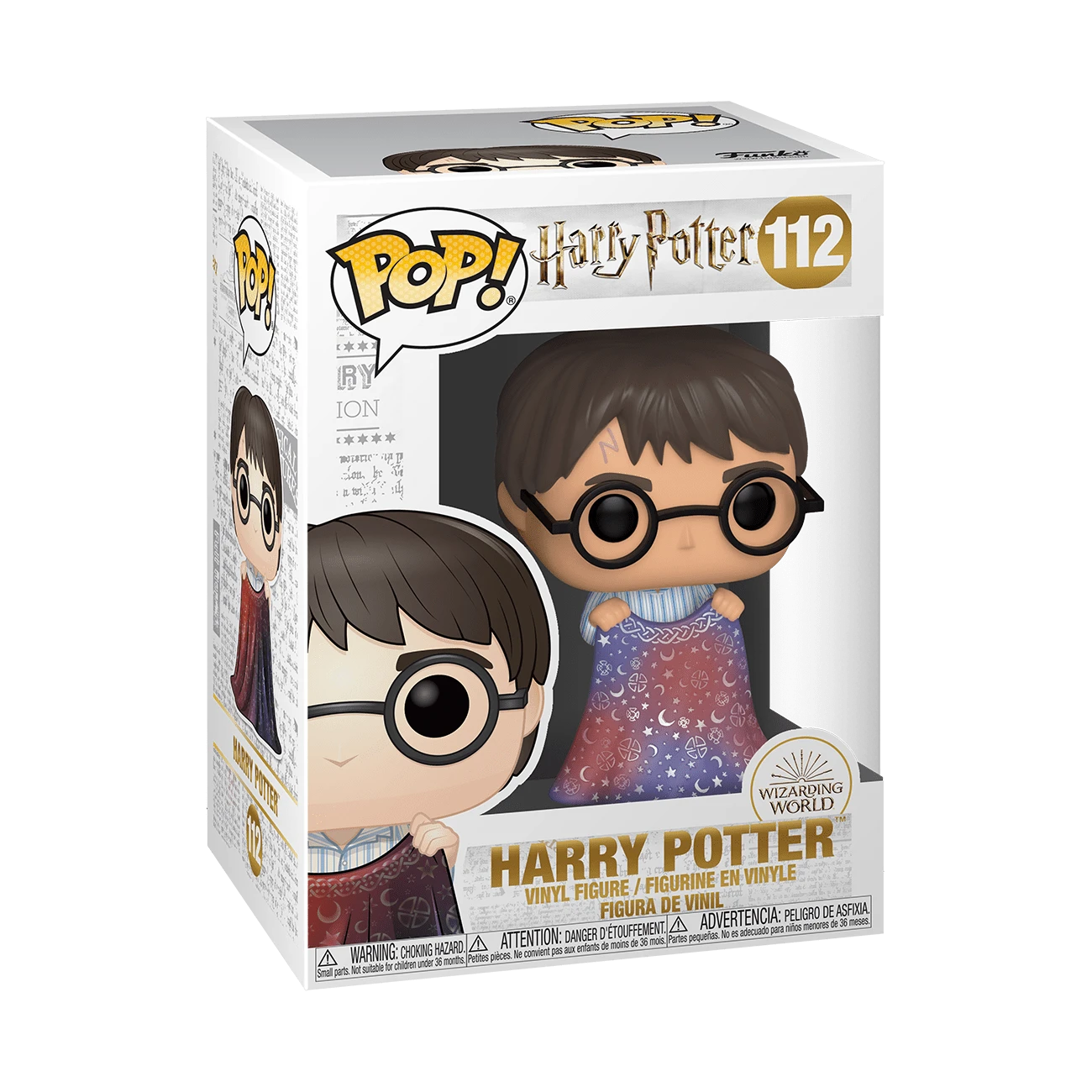 FUNKO Figurine Pop Harry W/Invisibility Cloak (cape Invisibilité) 4 FUNKO Figurine Pop Harry W/Invisibility Cloak (cape Invisibilité) – Image 2