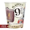 Pack 8 Gobelets En Carton Harry Potter 9 3/4 -Les 4 Maisons Boutique gobelet carton harry potter anniversaire