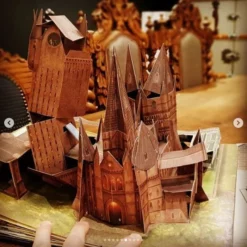 Le Grand Livre POP-UP De Poudlard ÉDITION COFFRET -Les 4 Maisons Boutique grand livre pop up poudlard coffret 09