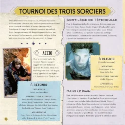 Carnet Magique - Sortilèges 7 Carnet Magique - Sortilèges -Les 4 Maisons Boutique harry potter carnet magique sortileges wingardium tournoi des trois sorciers