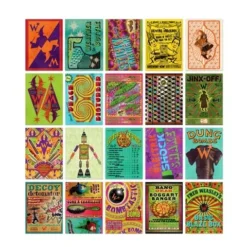 Lot 20 Cartes Postales Frères Weasley -Les 4 Maisons Boutique ihpc06 vue3 480