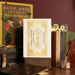 Carte De Voeux - Ticket Du Poudlard Express -Les 4 Maisons Boutique ihpcard29 vue3 480