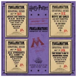 Set Magnet Ministry Of Magic Proclamations