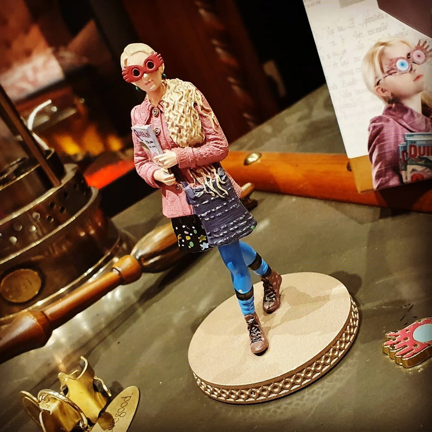 Figurine Luna Lovegood Eaglemoss 1/16 11 Figurine Luna Lovegood Eaglemoss 1/16 – Image 9