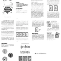 Jeu Potions Magiques Harry Potter -Les 4 Maisons Boutique jeu de societe potions magiques harry potter