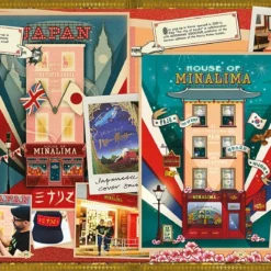 La Magie De MinaLima - Harry Potter & Les Animaux Fantastiques -Les 4 Maisons Boutique la magie de minalima05