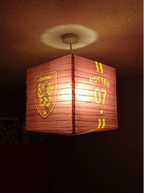 Lanterne Abat-jour En Papier Quidditch Gryffondor 4 Lanterne Abat-jour En Papier Quidditch Gryffondor – Image 2
