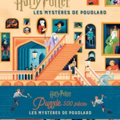 Livre & Puzzle Les Mystères De Poudlard - Harry Potter -Les 4 Maisons Boutique les mysteres de poudlard livre et puzzle