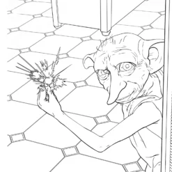 Harry Potter, Coloriages Phosphorescents -Les 4 Maisons Boutique livre coloriage phosphorescent harry potter3 scaled