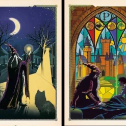 Harry Potter à L'École Des Sorciers (FRANCAIS) - Illustré Par MinaLima -Les 4 Maisons Boutique minalima 03