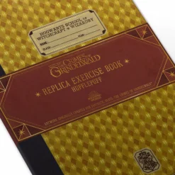 Réplique Cahier D'exercices Poufsouffle De 1910 -Les 4 Maisons Boutique notebook hufflepuff fantastic beasts grindelwald