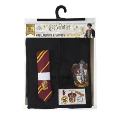 Cinereplicas Pack Déguisement Robe De Sorcier Gryffondor -Les 4 Maisons Boutique pack robe cravate tatoo gryffondor harry potter