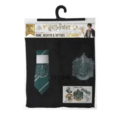 Cinereplicas Pack Déguisement Robe De Sorcier Serpentard 7 Cinereplicas Pack Déguisement Robe De Sorcier Serpentard -Les 4 Maisons Boutique pack robe cravate tatoo serpentard harry potter