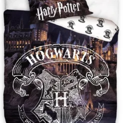 Parure De Lit Harry Potter Poudlard - 1 Personne