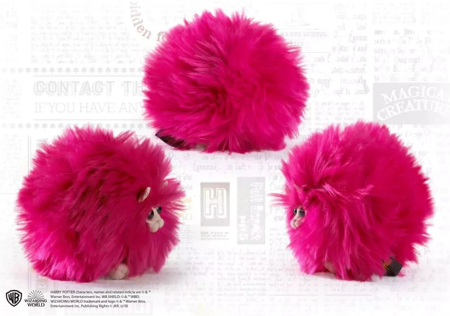 Peluche Boursouflet Rose - Noble Collection - Harry Potter 4 Peluche Boursouflet Rose - Noble Collection - Harry Potter – Image 2