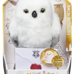 Peluche Hedwige Enchantée Interactive -Les 4 Maisons Boutique peluche hedwige enchantee harry potter