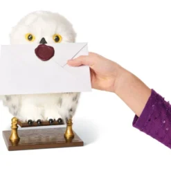 Peluche Hedwige Enchantée Interactive -Les 4 Maisons Boutique peluche hedwige lettre harry potter sonore