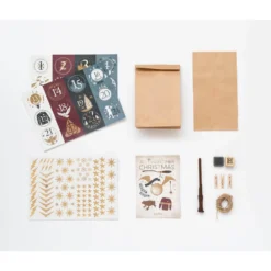 Set De Personnalisation Calendrier De L'avent Harry Potter -Les 4 Maisons Boutique personnaliser calendrier de lavent harry potter