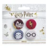 Set De 4 Badges Cutie Harry Potter